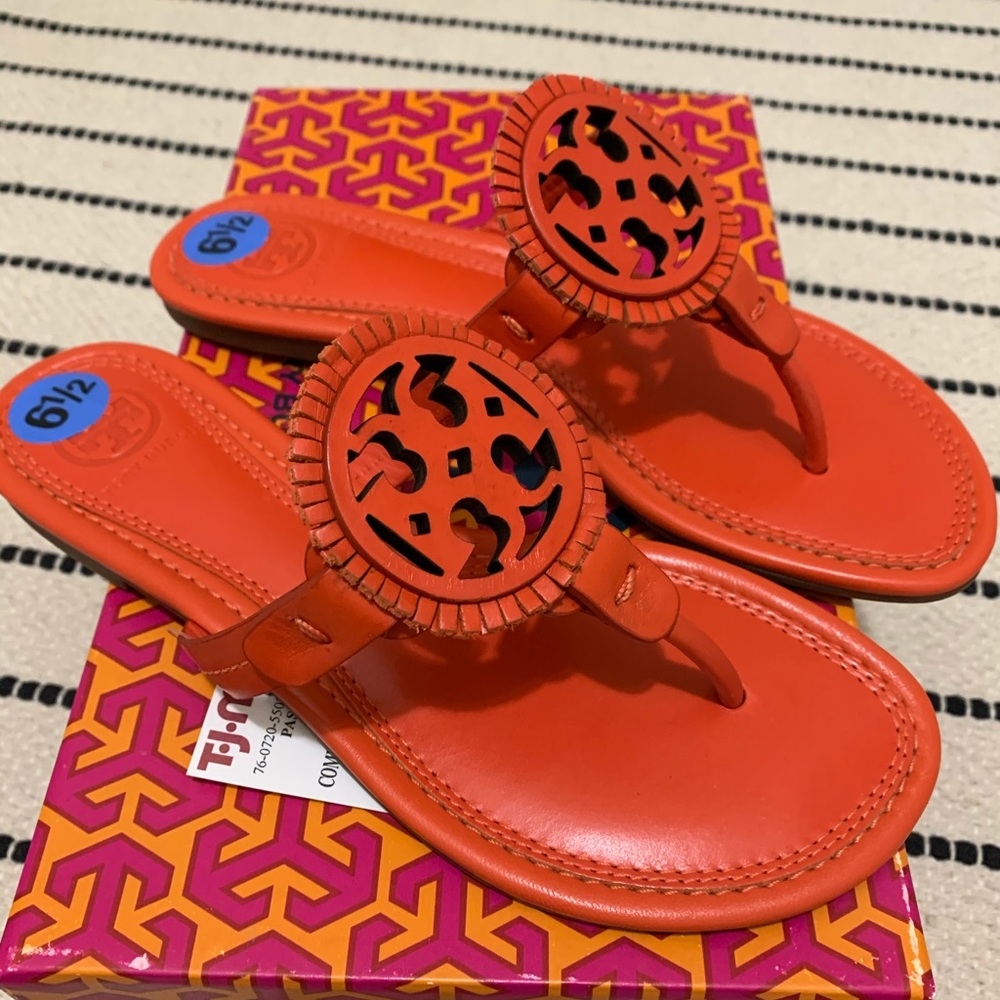 Tori Burch Miller Sandals Size 6.5